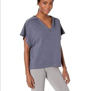 SmartWool Active Reset Short Sleeve Hooded Pullover Women Size M